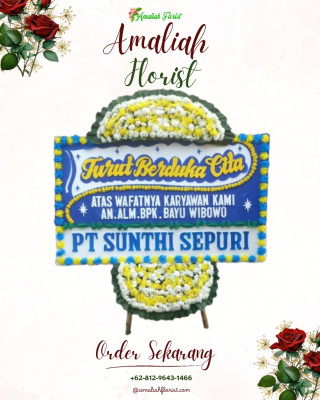Papan Bunga Duka di Margodadi