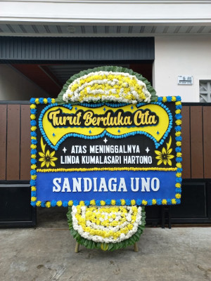 Papan Bunga Duka di Margodadi